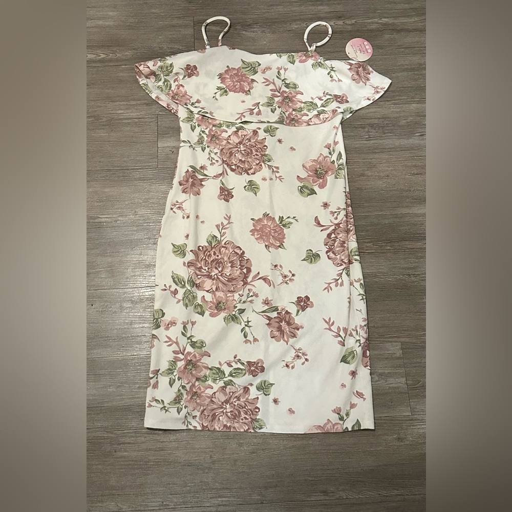 Floral Off-Shoulder Dress